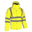 Blouson-gilet haute visibilité de pluie 2 en 1 jaune – Singer VIENA