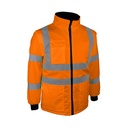 Blouson-gilet haute visibilité 2 en 1 doublé polaire orange – Singer VEROMO