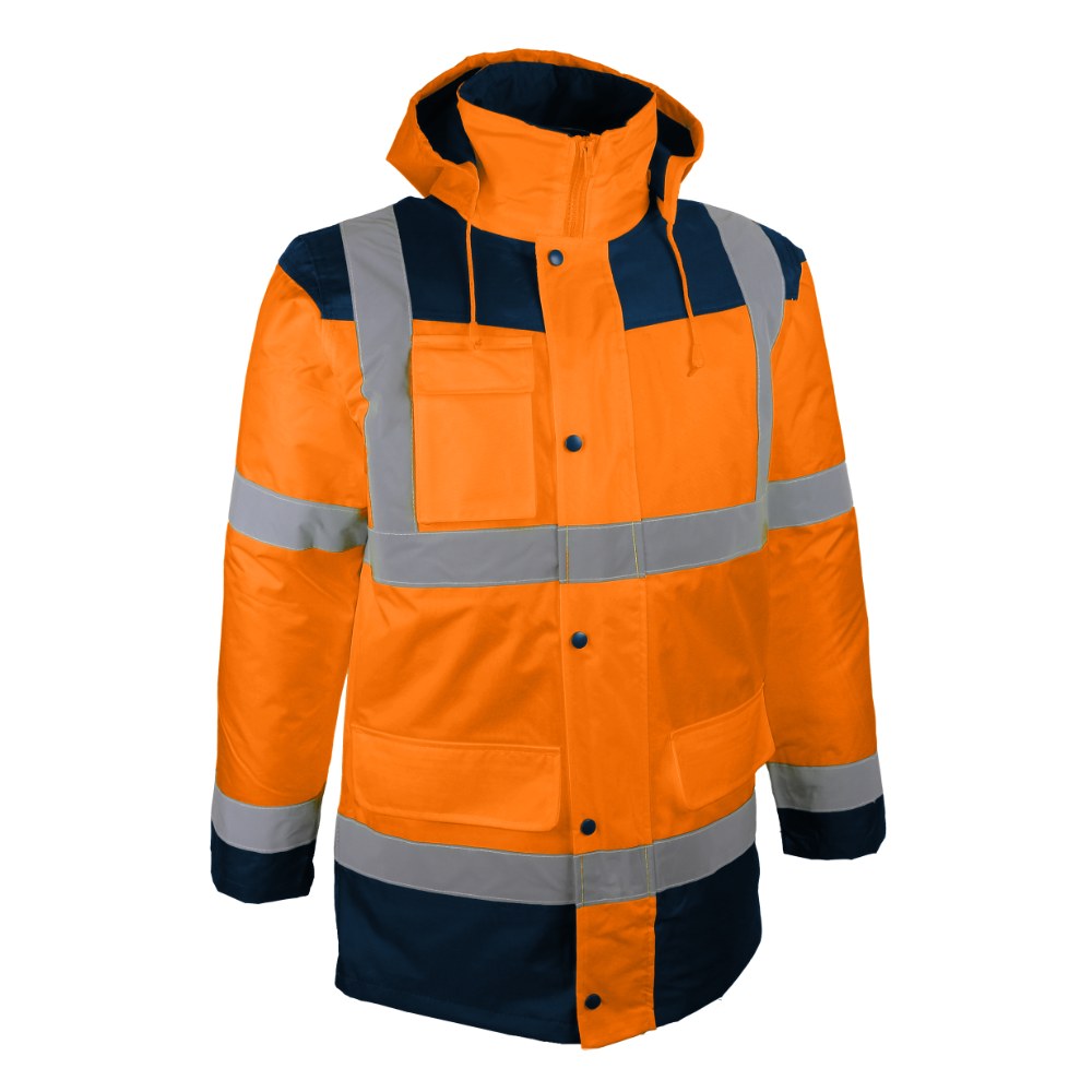 Parka haute visibilité 5 en 1 avec veste polaire orange – Singer PIAMO