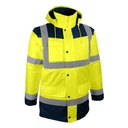 Parka haute visibilité 5 en 1 avec veste polaire jaune – Singer PIAMA