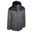 Parka ripstop doublée polaire noir/gris – Singer PALAGA