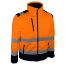 Veste softshell haute visibilité orange/marine – Singer VULCO