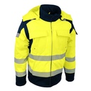 Veste softshell haute visibilité 2 en 1 jaune/marine – Singer VILNA