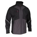 Veste softshell manches amovibles noir/gris – Singer VANKOUVER