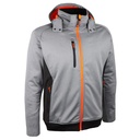Veste softshell à capuche gris/orange – Singer VOLGA