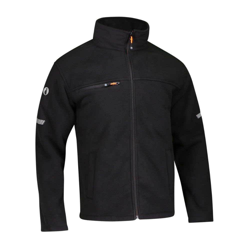 Veste polaire sherpa 500 g/m² noire – Singer POLEINE