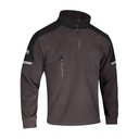 Pull polaire col zippé 340 g/m² gris – Singer POLANDE