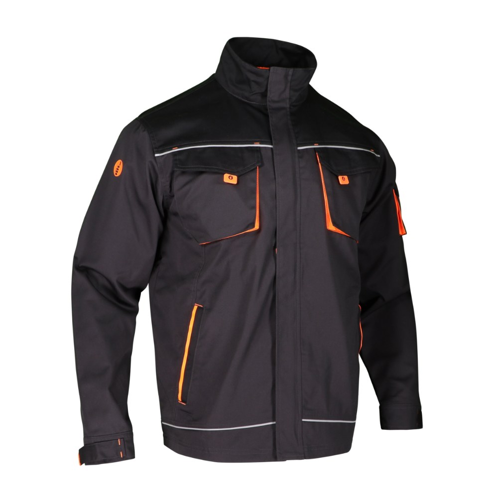 Veste de travail polycoton gris/noir – Singer VILNOR