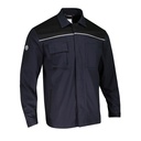 Veste de travail 100 % coton bleu encre/noir – Singer VAR