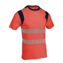 T-shirt haute visibilité classe 2 rouge/marine – Singer SUCARED