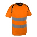 T-shirt haute visibilité bird-eye orange – Singer SUZO
