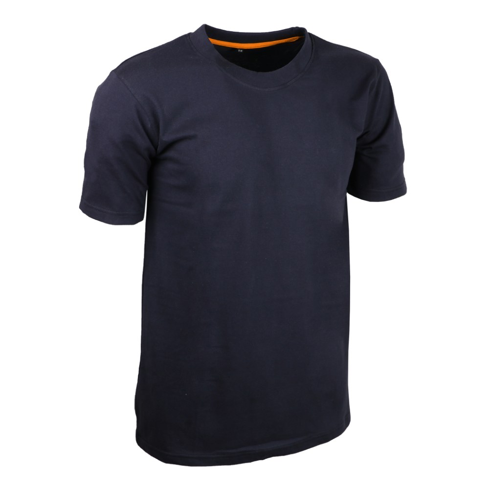 T-shirt de travail 100 % coton marine – Singer SHIRTBLEU