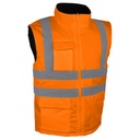 Gilet haute visibilité doublé polaire orange – Singer GANO