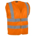 Gilet haute visibilité 4 bandes orange – Singer GIL4BO