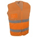 Gilet haute visibilité aéré mesh orange – Singer GILAIRO