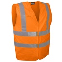 Gilet haute visibilité multirisque antistatique orange – Singer GILMRO