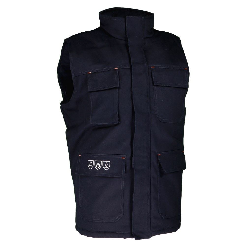 Gilet ignifugé antistatique bleu – Singer GILFLAM