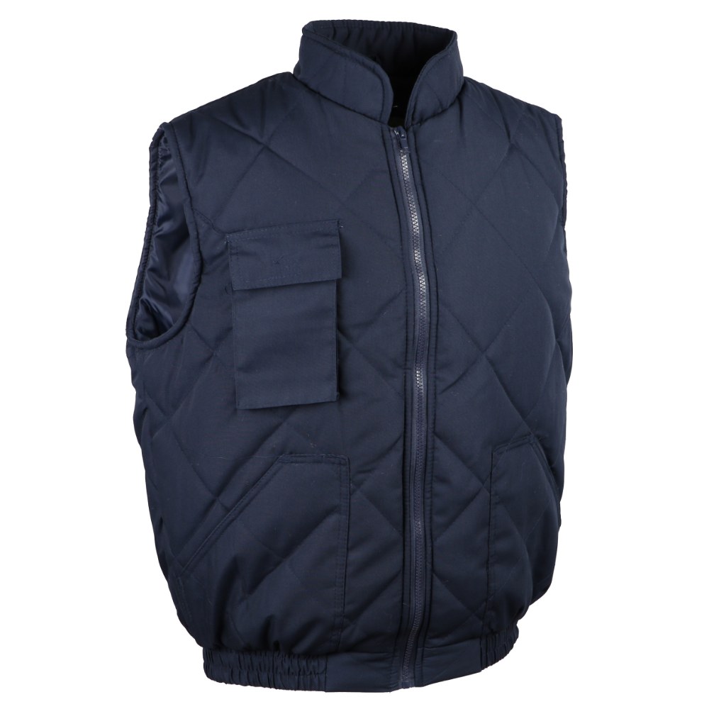 Gilet matelassé polycoton marine – Singer GILALPA