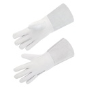 Gant tout fleur d'agneau, manchette croûte bovin de 14 cm (lot de 10 paires) – Singer AGN106