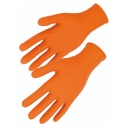 Gant nitrile, AQL 1,5 orange (boîte de 100 gants) – Singer AUU7000