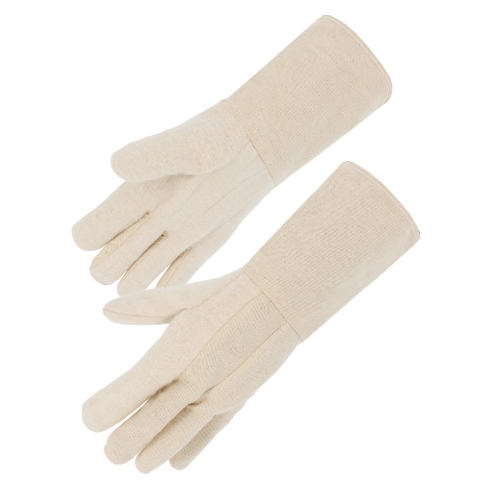 Gant coton tissé, paume double épaisseur naturel (lot de 10 paires) – Singer PRP75415