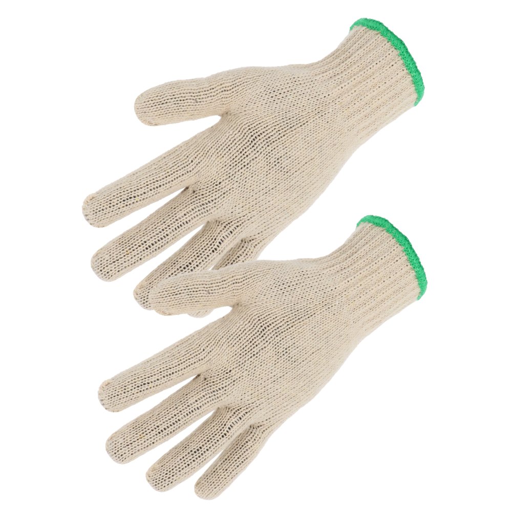 Gant polyester/coton, poignet élastique (lot de 10 paires) – Singer T301H