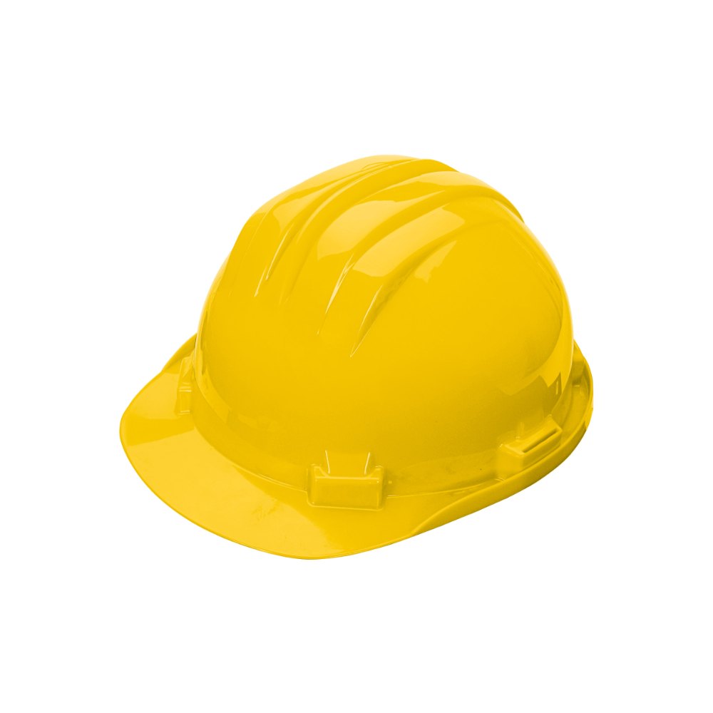 Casque de chantier en polyéthylène jaune – Singer CAS5RSY