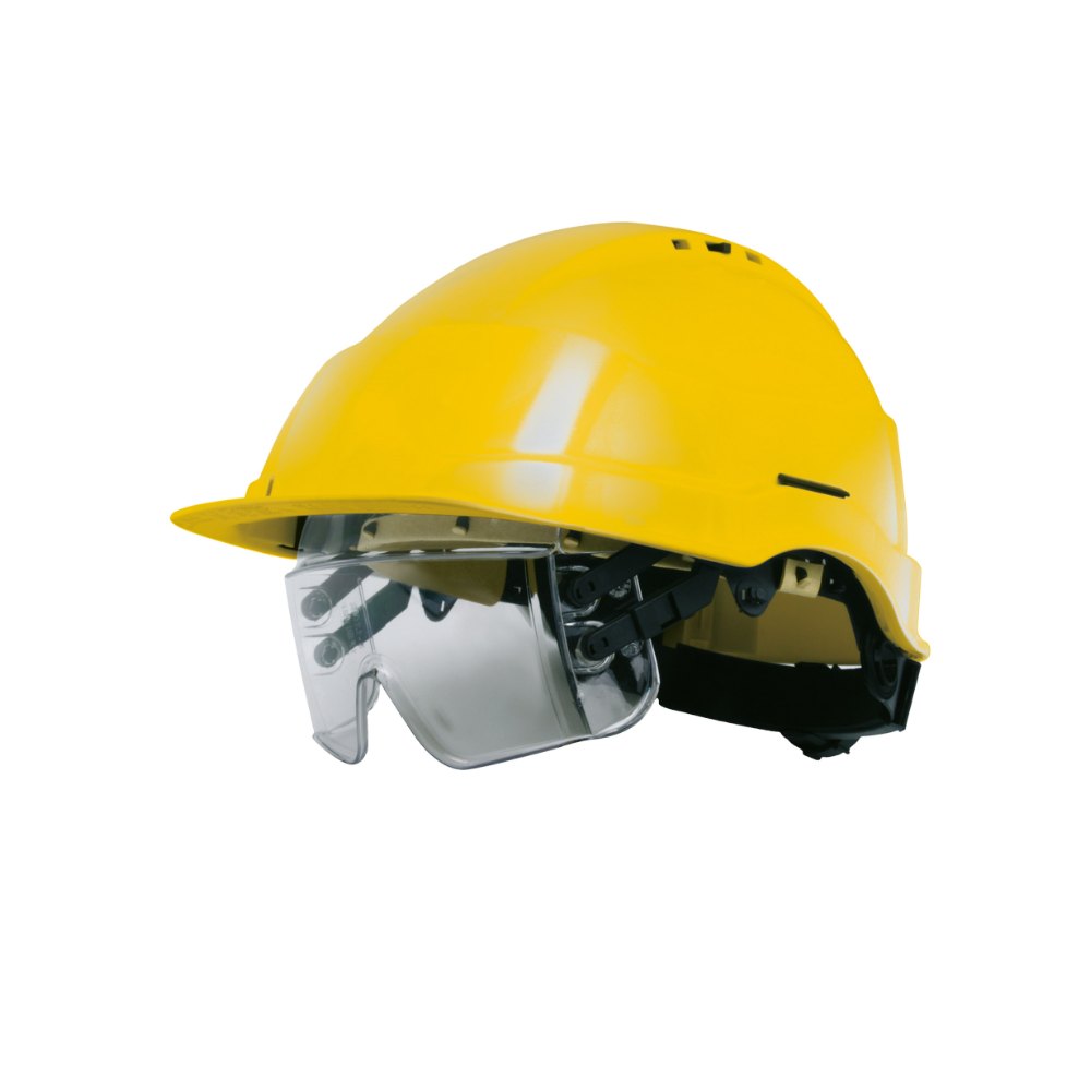 Casque IRIS2 avec lunettes intégrées jaune – Singer CASIRISJAU2