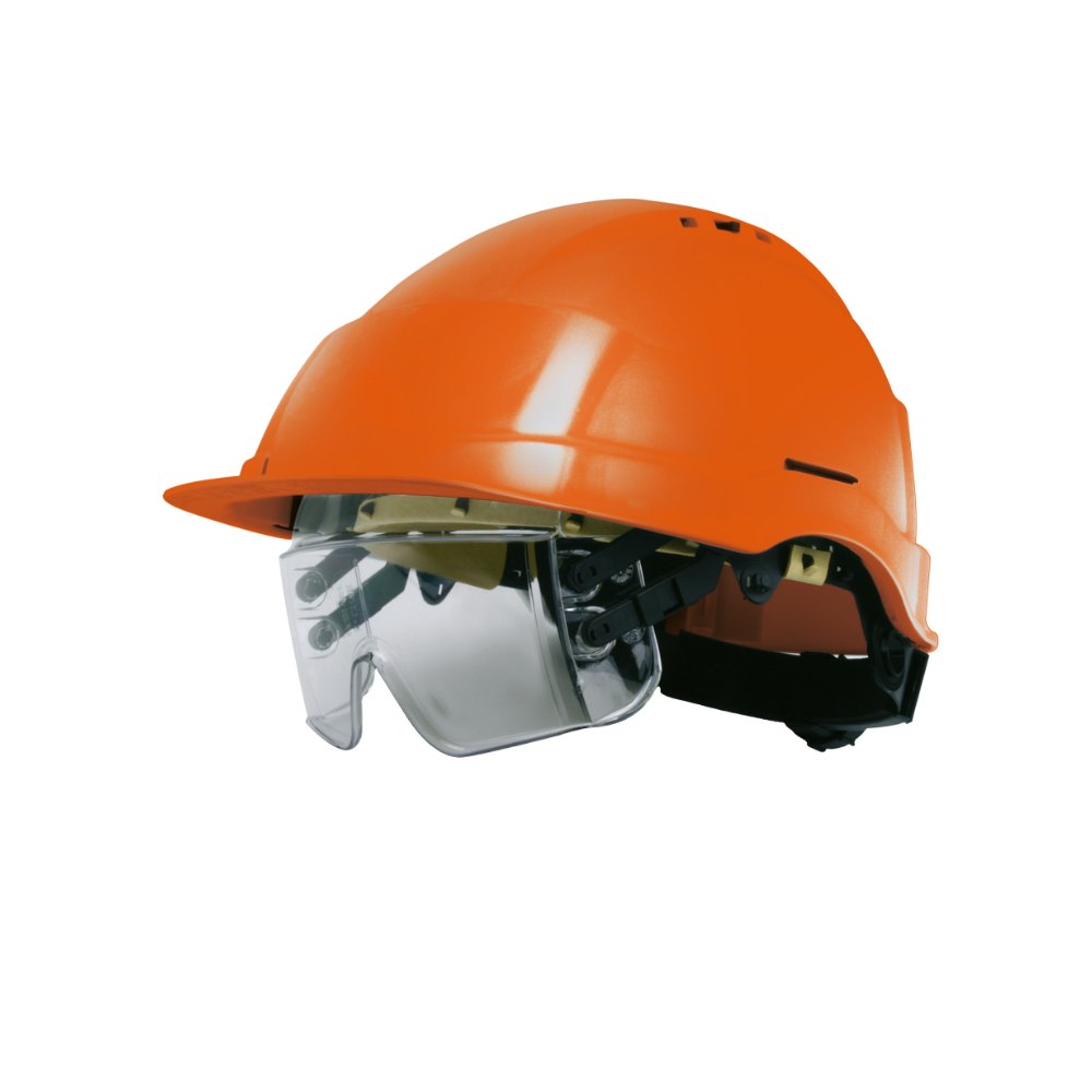 Casque IRIS2 avec lunettes intégrées orange – Singer CASIRISOR2