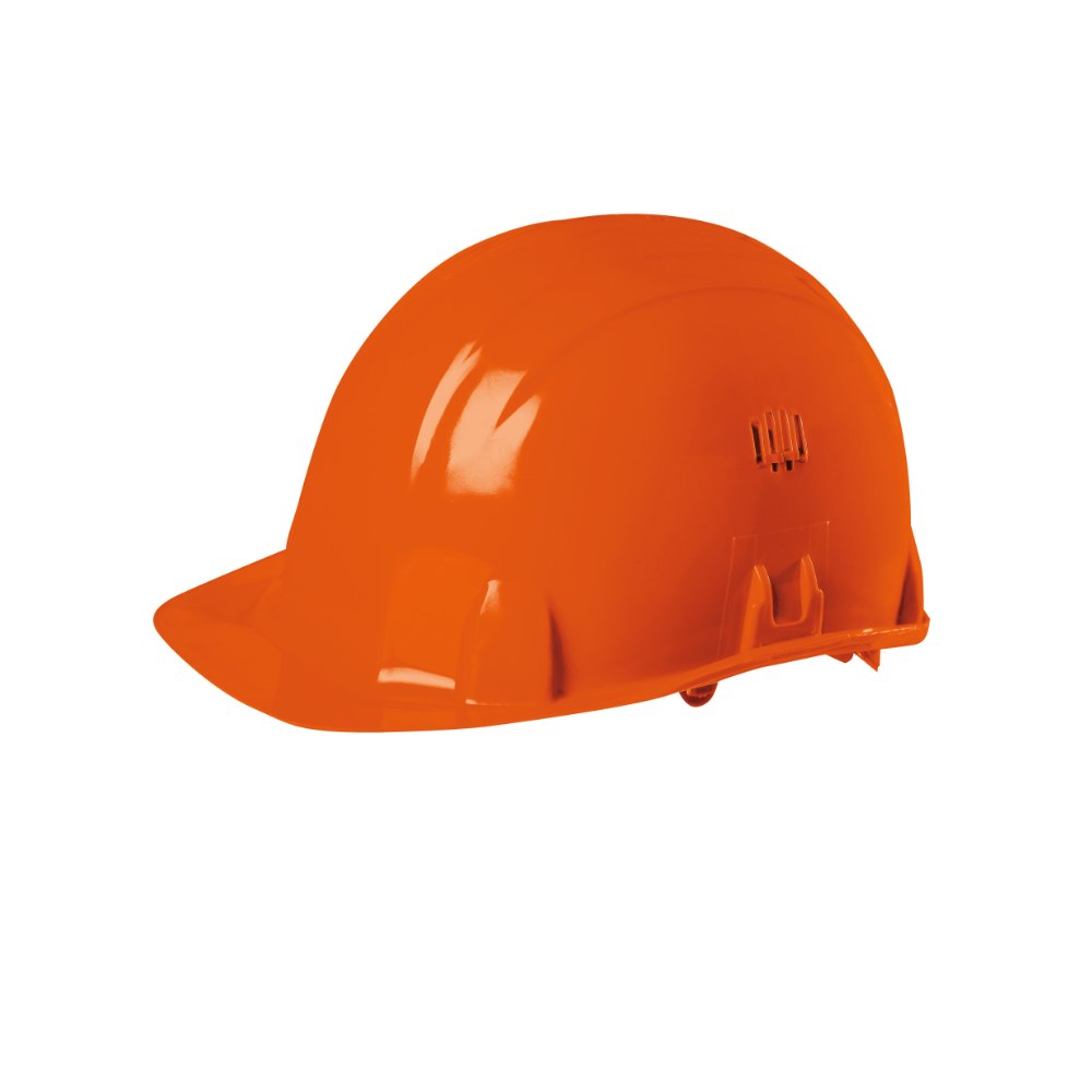 Casque de chantier en polyéthylène orange – Singer CASORANGE