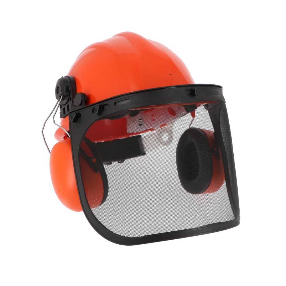 Kit forestier constitué d'un casque, d'un antibruit et d'une visière grillagée – Singer HGCF01