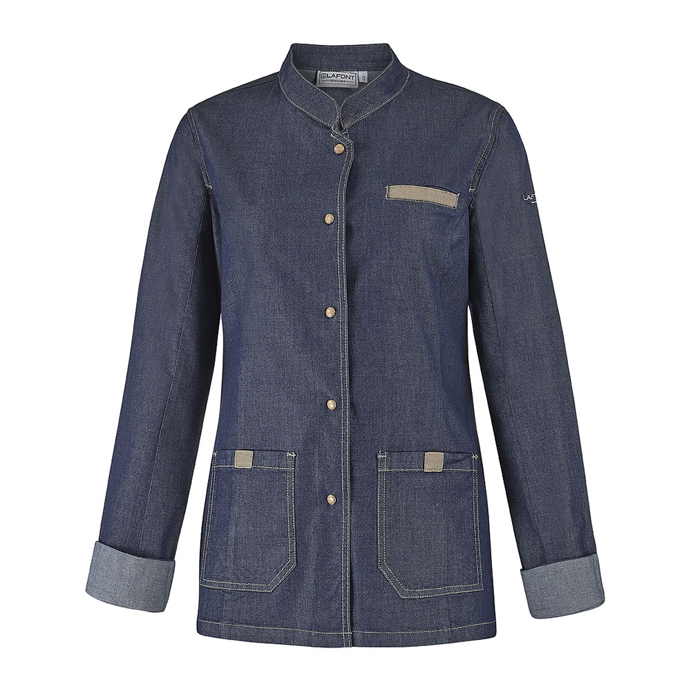 Veste de cuisine femme en jean Monge