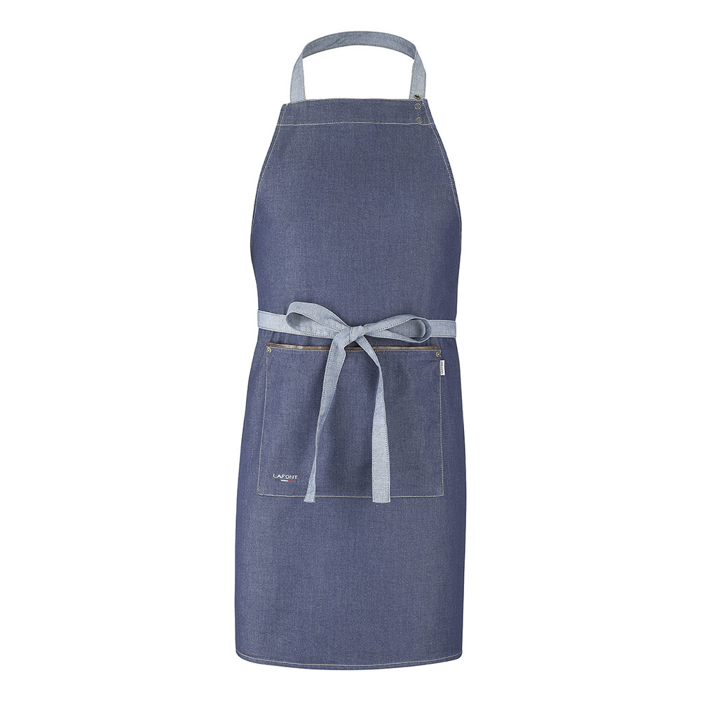 Tablier à bavette en jean Vésale