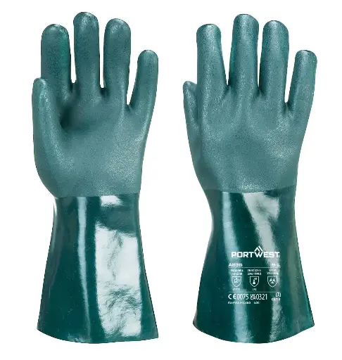 Gant PVC 35cm double trempage - A835