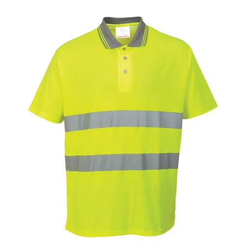 Polo haute visibilité coton Comfort manches courtes – Portwest S171