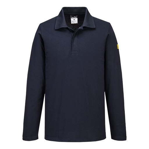 Polo antistatique ESD manches longues – Portwest AS23