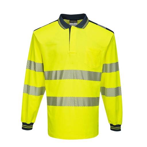 Polo haute visibilité manches longues PW3 – Portwest T184