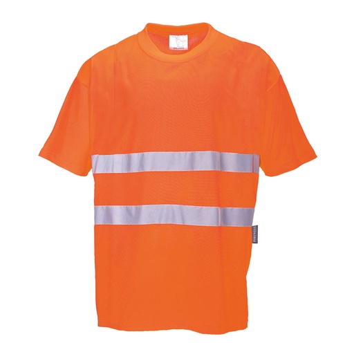 T-shirt haute visibilité coton bandes HiVisTex – Portwest S172