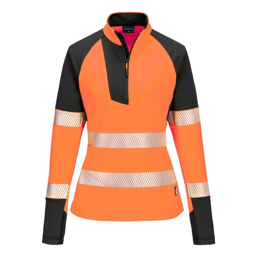 Sweat-shirt haute visibilité zippé femme PW3 – Portwest T173