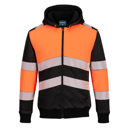Sweat à capuche d'hiver zippé classe 1 PW3 – Portwest PW377