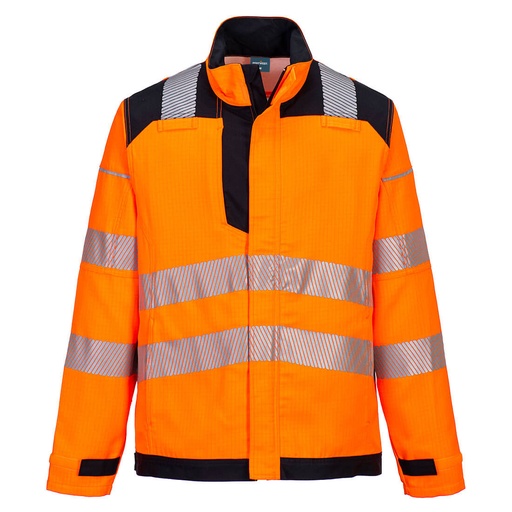 Veste de travail ignifugée haute visibilité orange PW3 – Portwest FR722