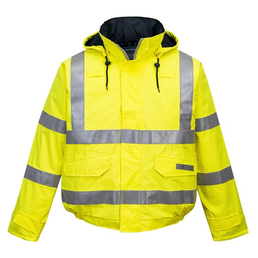 Blouson bomber ignifugé haute visibilité Bizflame Rain – Portwest S773