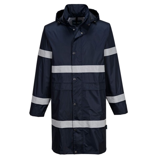Manteau de pluie Iona 100 cm visibilité accrue – Portwest F437