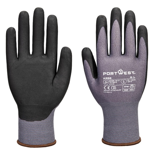 Gant ESD 15 nitrile Essential – lot de 12 paires – Portwest A356