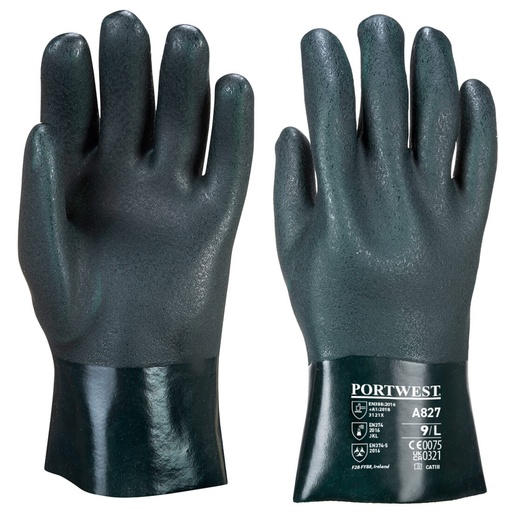 [PW-A827GNRXL] Gant PVC double trempage 27 cm – Portwest A827