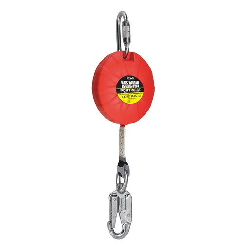 [PW-FP40ORRTU] Enrouleur antichute sangle 3 m – Portwest FP40