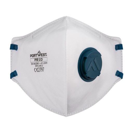 [PW-P210WHRTU] Masque pliable FFP2 à valve Dolomite – lot de 3 – Portwest P210