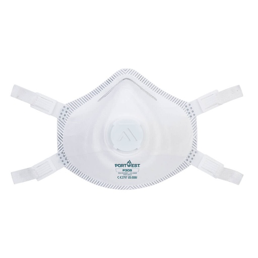 [PW-P305WHRTU] Masque FFP3 haut de gamme – boîte de 5 – Portwest P305