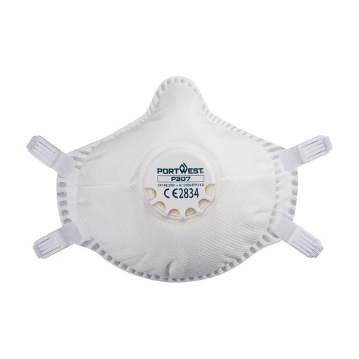 [PW-P307WHRTU] Masque FFP3 Ultimate réutilisable petite taille – boîte de 5 – Portwest P307