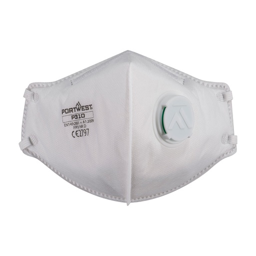 [PW-P310WHRTU] Masque pliable FFP3 à valve Dolomite – lot de 3 – Portwest P310